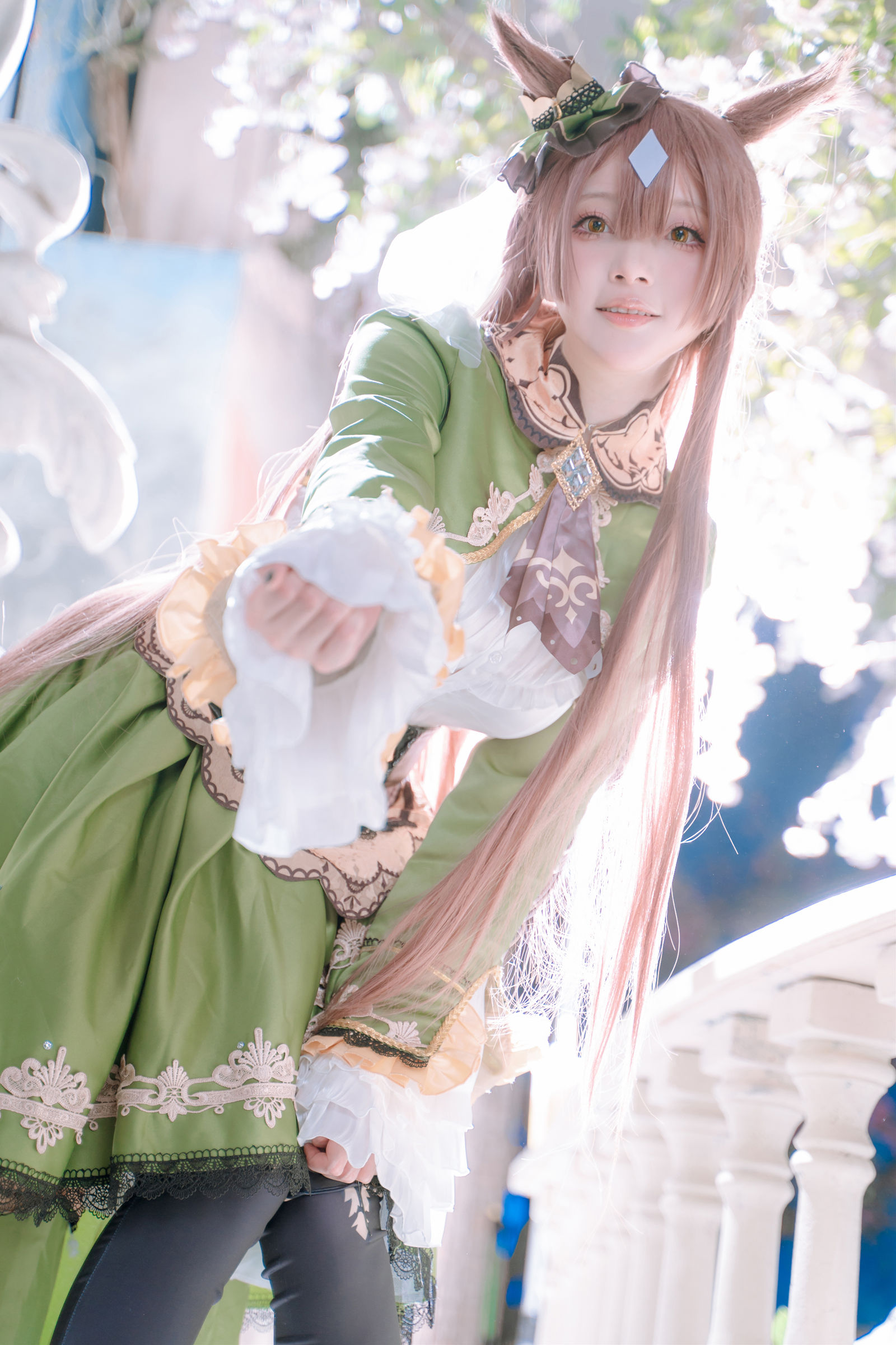 黑龙贯通美女动漫博主性感Cosplay写真赛马娘